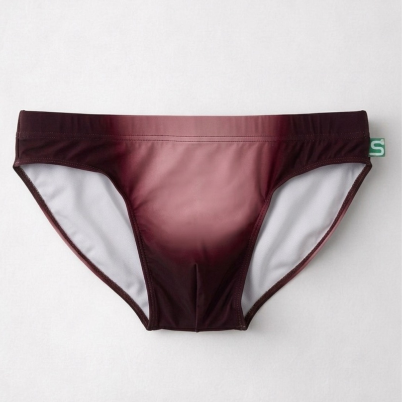 The Seaman Statement — Men's Swim Brief in Red — men's swim brief