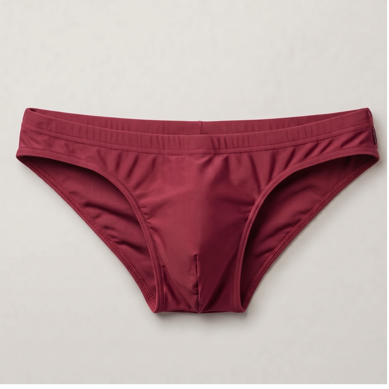 The Essential — Men's Swim Brief in Clay — men's swim brief